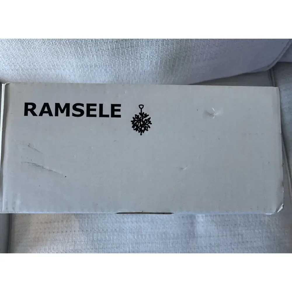IKEA RAMSELE Pendant Lamp David Wahl White Floral Chandelier Complete Box Light